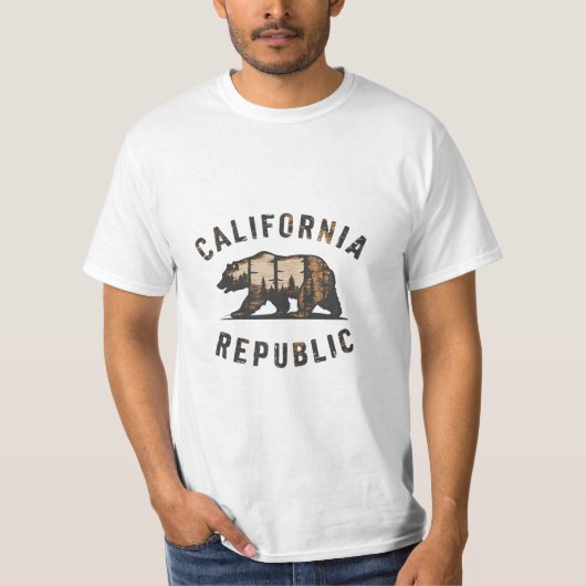 カリフォルニア共和国大好き Tシャツ (正面)