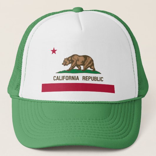 カリフォルニア共和国州旗 キャップ (正面)
