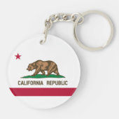 カリフォルニア共和国州旗 キーホルダー (裏面)