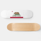 カリフォルニア共和国州旗 スケートボード (横)