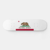 カリフォルニア共和国州旗 スケートボード (横)