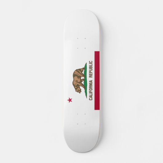 カリフォルニア共和国州旗 スケートボード (正面)