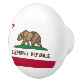 カリフォルニア共和国州旗 セラミックノブ (右)