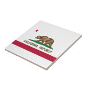 カリフォルニア共和国州旗 タイル (側面)