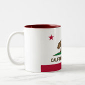 カリフォルニア共和国州旗 ツートーンマグカップ (左)