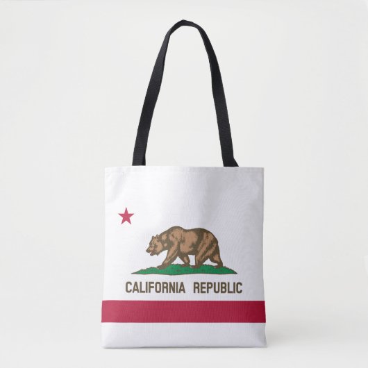 カリフォルニア共和国州旗 トートバッグ (正面)