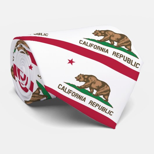 カリフォルニア共和国州旗 ネクタイ (ロール)