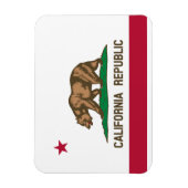 カリフォルニア共和国州旗 マグネット (縦)