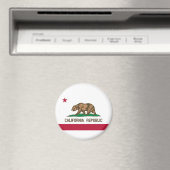 カリフォルニア共和国州旗 マグネット (インサイチュ (食洗機))