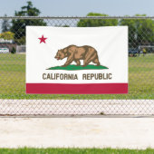 カリフォルニア共和国州旗 横断幕 (インサイチュ)