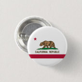 カリフォルニア共和国州旗 缶バッジ (正面&裏面)