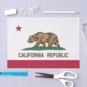 カリフォルニア共和国州旗 薄葉紙 (クラフト)