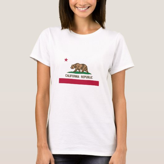 カリフォルニア共和国州旗 Tシャツ (正面)