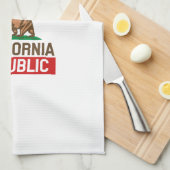 カリフォルニア共和国 キッチンタオル (四つ折り)