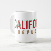 カリフォルニア共和国 コーヒーマグカップ (正面左)