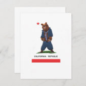 カリフォルニア共和国 サンキューカード (正面/裏面)