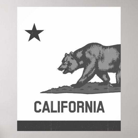 カリフォルニア共和国(ブラック) ポスター (正面)