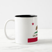 カリフォルニア共和国(州の旗) ツートーンマグカップ (左)