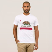 カリフォルニア共和国(州の旗) Tシャツ (正面フル)