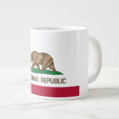 カリフォルニア共和国(州旗) ジャンボコーヒーマグカップ (正面右)