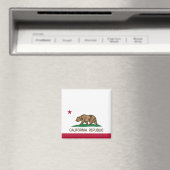 カリフォルニア共和国（州旗） マグネット (インサイチュ (食洗機))