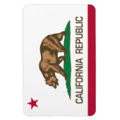 カリフォルニア共和国（州旗） マグネット (縦)