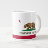 カリフォルニア共和国（標準州旗） ジャンボコーヒーマグカップ (正面右)