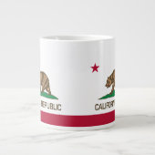 カリフォルニア共和国（標準州旗） ジャンボコーヒーマグカップ (正面)