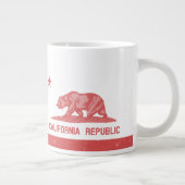 カリフォルニア共和国(赤) ジャンボコーヒーマグカップ (右)