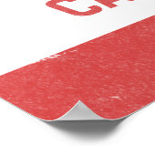 カリフォルニア共和国(赤) ポスター (角)