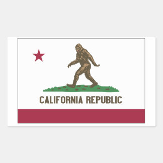 カリフォルニア共和国 長方形シール