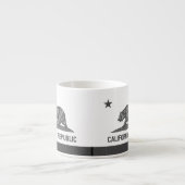 カリフォルニア共和国（黒） エスプレッソカップ (正面)