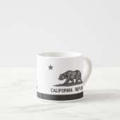 カリフォルニア共和国（黒） エスプレッソカップ (正面右)