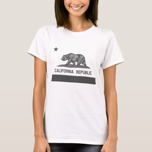 カリフォルニア共和国(黒) Tシャツ (正面)