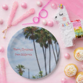 カリフォルニア出身のメリークリスマス ペーパープレート (パーティー)