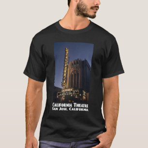 カリフォルニア劇場、サンノゼの暗闇のTシャツ Tシャツ