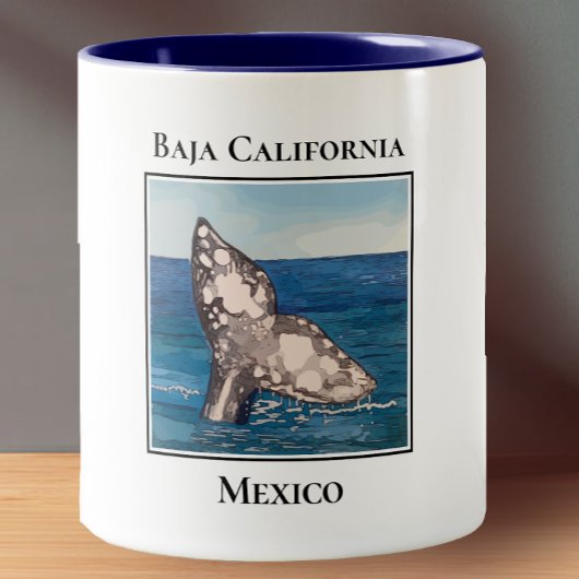 カリフォルニア半島 メキシコ ツートーンマグカップ