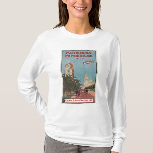 カリフォルニア博覧会ポスター#1 Tシャツ (正面)