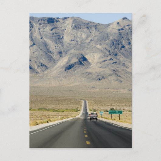 カリフォルニア及びネバダの州境 ポストカード (正面)