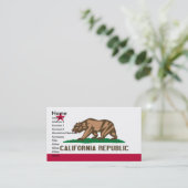 カリフォルニア名刺 名刺 (スタンド正面)