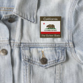カリフォルニア国旗のボタン 缶バッジ (インサイチュ)