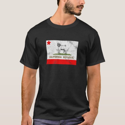 カリフォルニア国旗Umlaut 9 Tシャツ (正面)