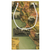 カリフォルニア地図 スモールペーパーバッグ (裏面)