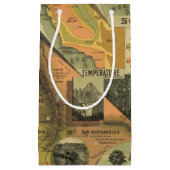 カリフォルニア地図 スモールペーパーバッグ (正面)