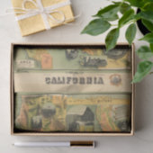 カリフォルニア地図 薄葉紙 (ギフト)