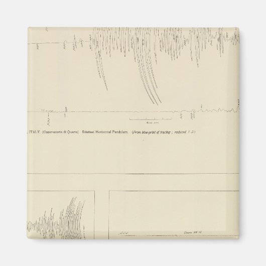 カリフォルニア地震計6 マグネット (正面)