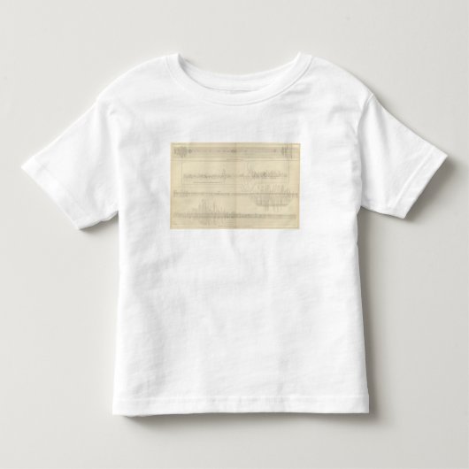 カリフォルニア地震記録11 トドラーTシャツ (正面)