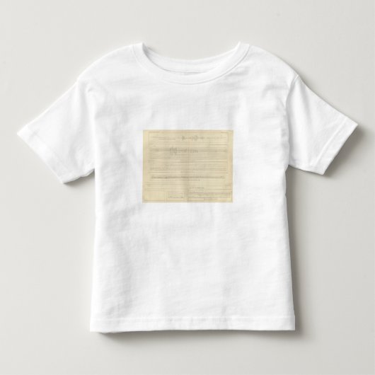 カリフォルニア地震記録15 トドラーTシャツ (正面)