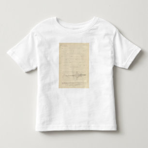 カリフォルニア地震記録4 トドラーTシャツ