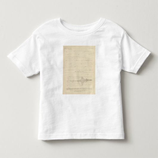 カリフォルニア地震記録4 トドラーTシャツ (正面)